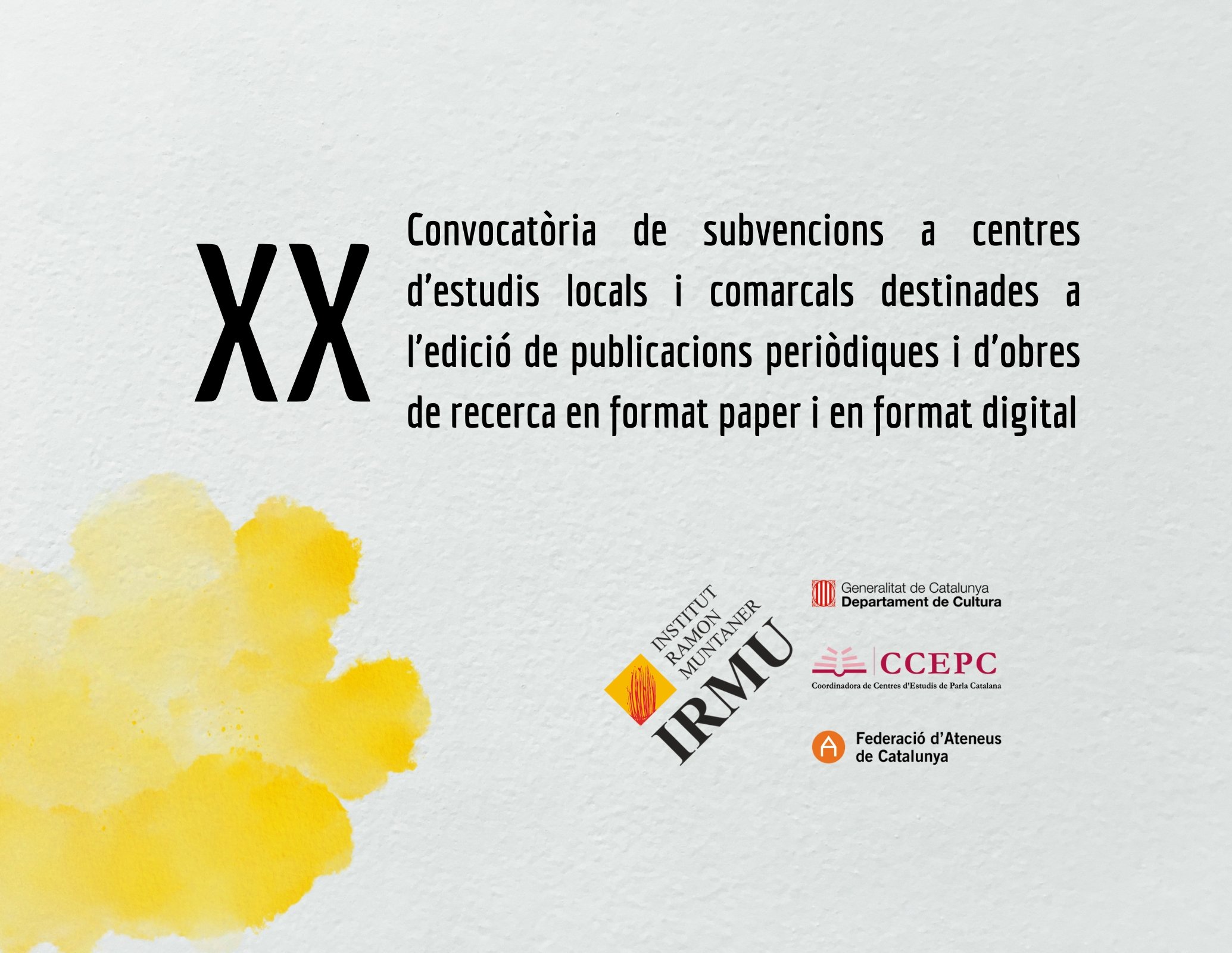 Obertes les convocatòries de subvencions de l’Institut Ramon Muntaner