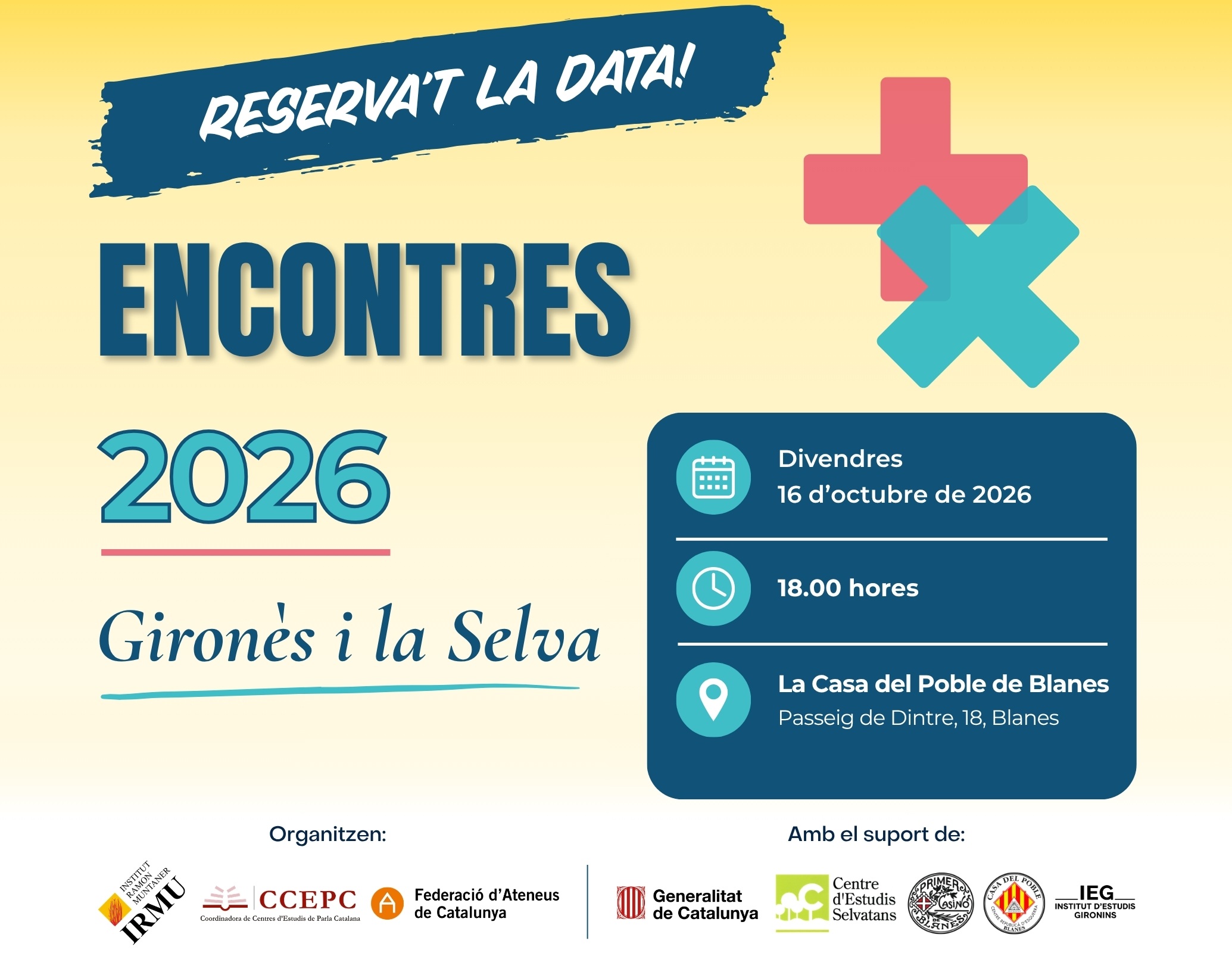 Encontres centres d’estudis i ateneus 2026