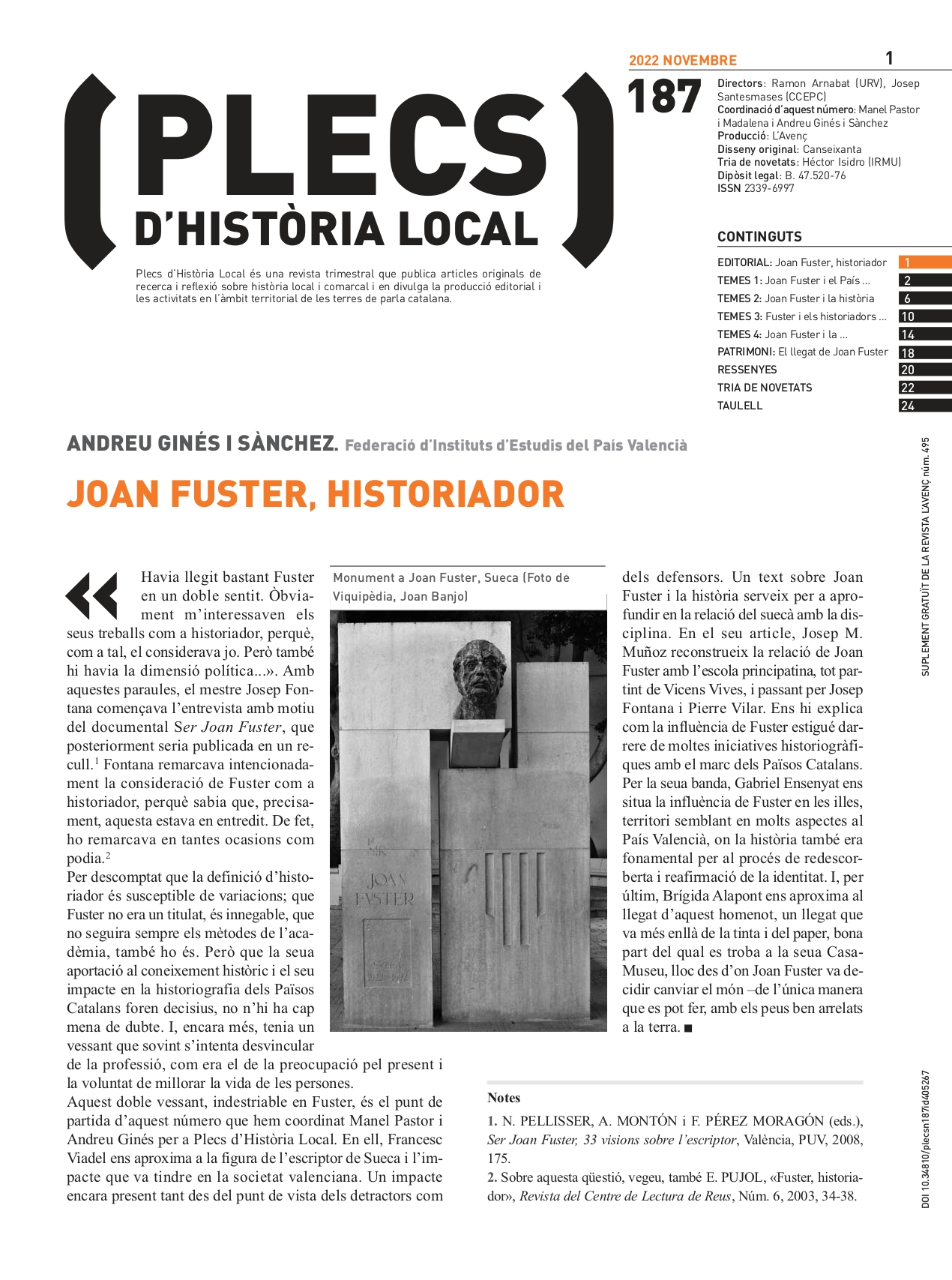 Plecs d’història local 187