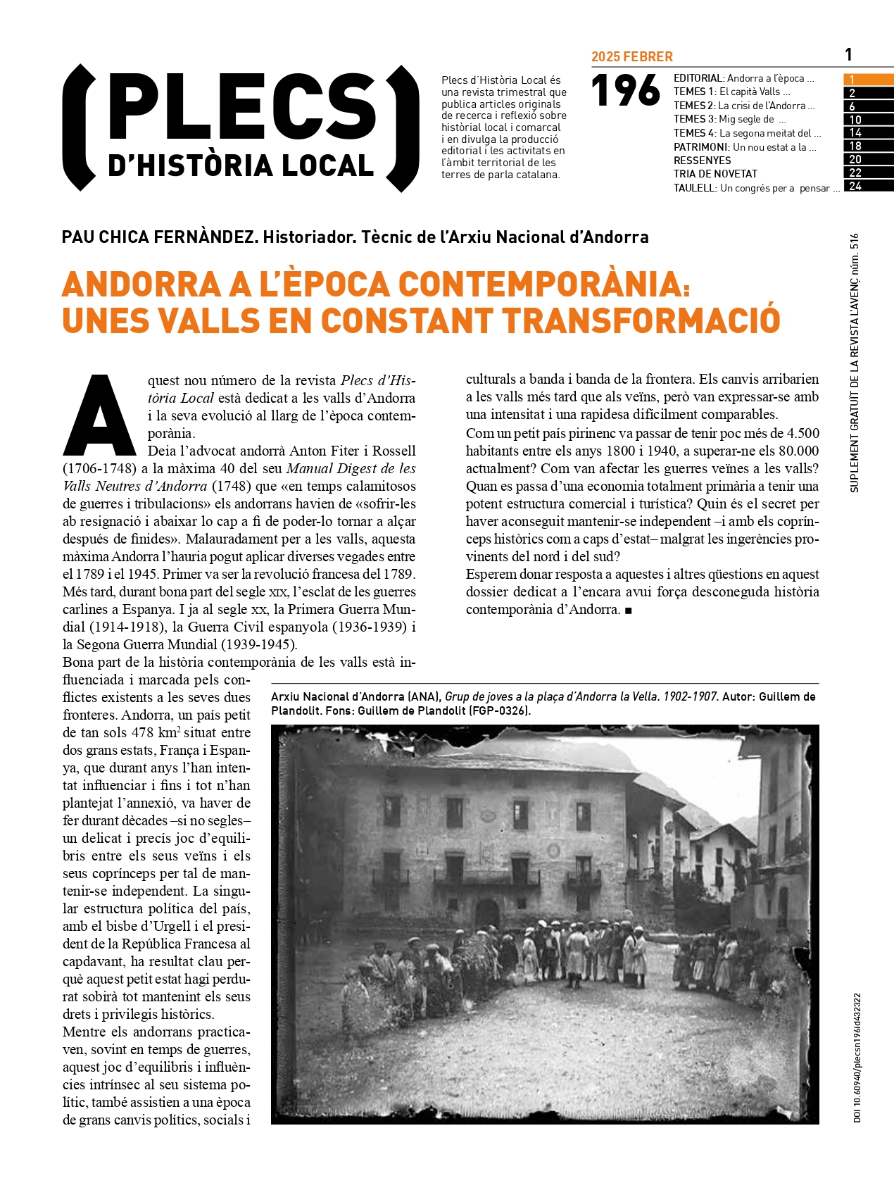 Plecs d’història local 196
