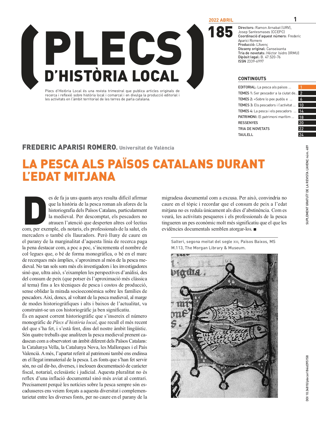 Plecs d’història local número 185