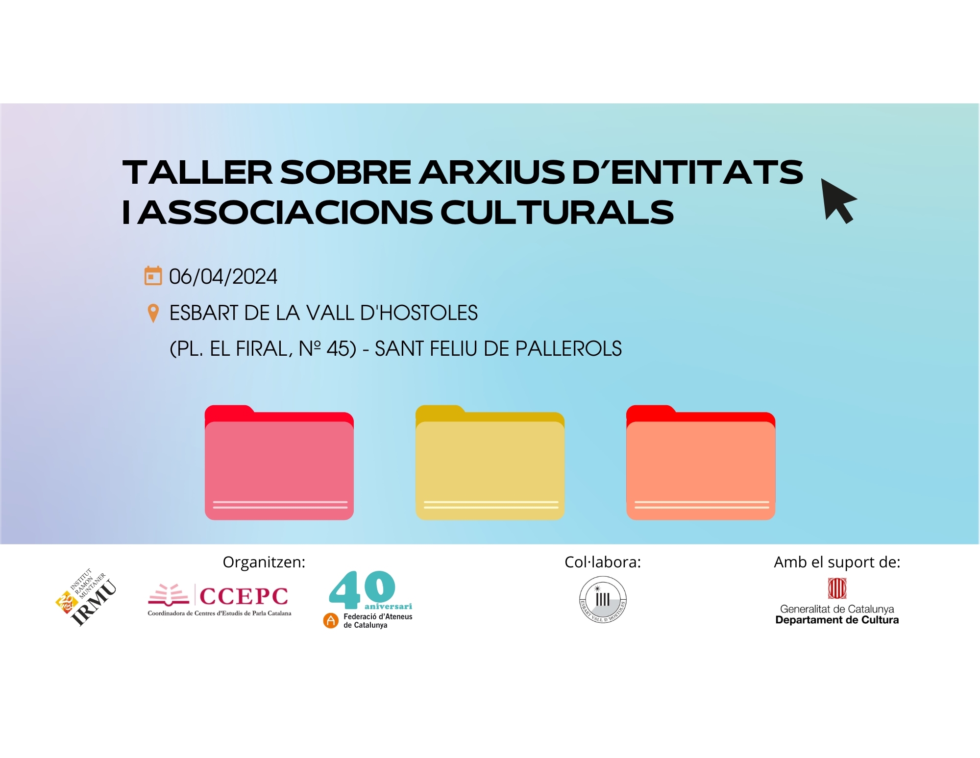 Nova sessió del taller sobre arxius d’entitats i associacions culturals a La Garrotxa 
