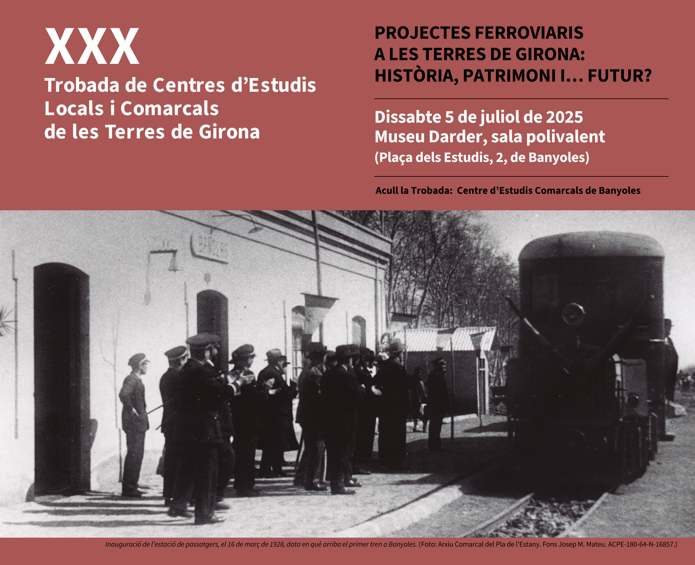 XXX Trobada de centres d’estudis locals i comarcals de les terres de Girona