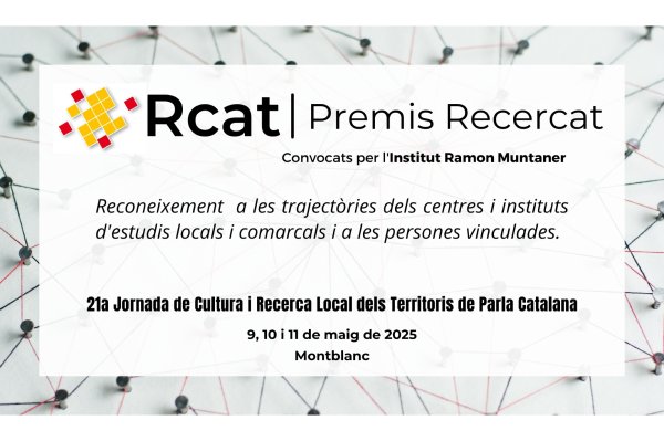 Obert el termini per presentar candidatures als Premis Recercat 2025