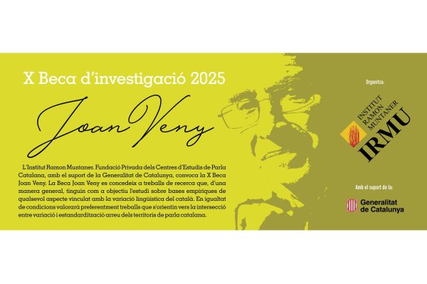 X Beca Joan Veny