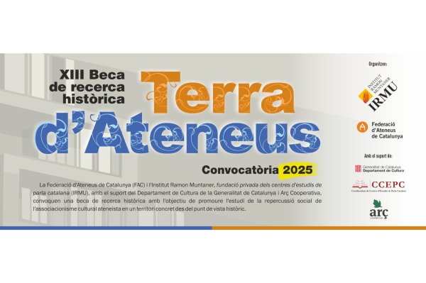 XIII Beca de recerca històrica Terra d’Ateneus 2025