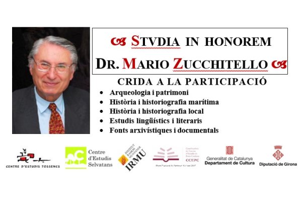 Oberta la convocatòria per participar a la miscel·lània en honor al Dr. Mario Zucchitello 10/06/2025