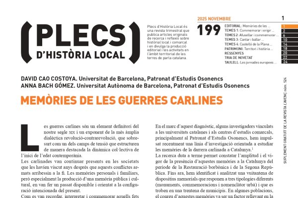 Plecs d’història local, número 199