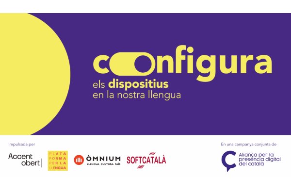 Accent Obert impulsa la campanya “Configura els teus dispositius” per fer créixer el català digital