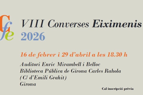 VIII Converses Eiximenis 2026