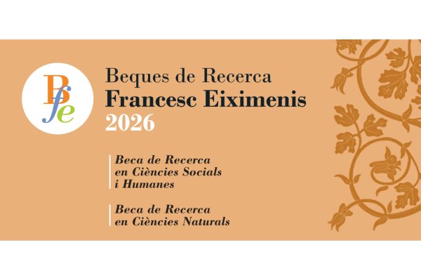 Beques de Recerca Francesc Eiximenis 2026