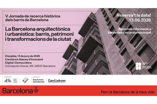 V jornada de recerca històrica als barris de Barcelona. 13 de juny