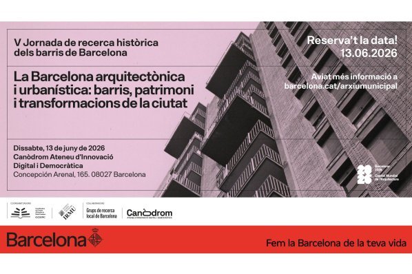V jornada de recerca històrica als barris de Barcelona. 13 de juny